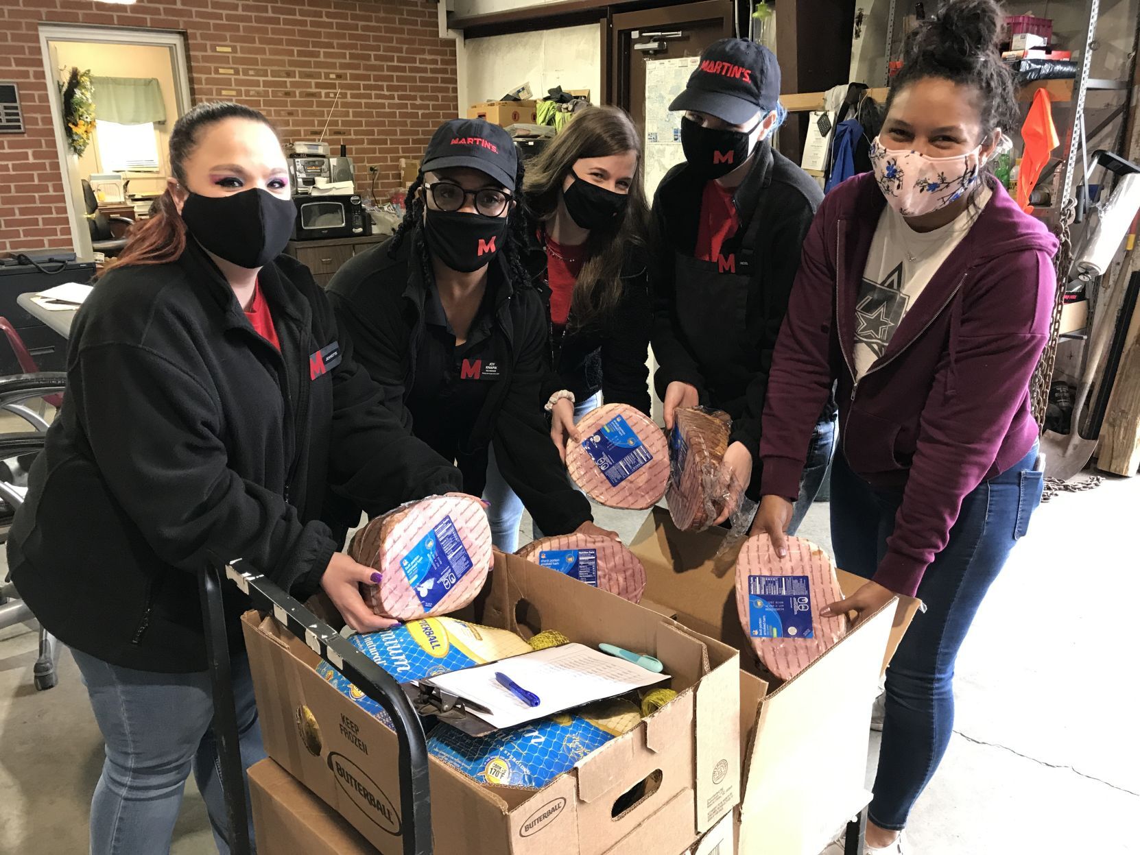 Martin's donates hams to ICCAP food bank